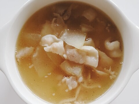 冬瓜の中華スープ